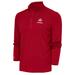 Men's Antigua Scarlet Ohio State Buckeyes Football Tribute Quarter-Zip Pullover Top