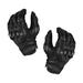 Motorcycle Gloves Touchscreen Motorbike Gloves Adjustable for Motorbike black and l
