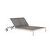 Joss & Main Isabella Daybed, White Metal in Gray | 37 H x 53 W x 79 D in | Outdoor Furniture | Wayfair 0DF1B57193D14B0893A28BFE32BA3901
