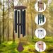 Arlmont & Co. Lakye Wind Chime Wood/Metal in Brown | 30 H x 5.9 W x 5.9 D in | Wayfair 01166A25FD8F45F68A1DC3751882E953