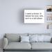 Trinx Quotes C by Jean Plout - Unframed Textual Art on Canvas in White | 30 H x 47 W x 2 D in | Wayfair 19DD38B8A26743ECBC26C78272BBEB84
