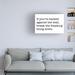 Trinx Quotes A by Jean Plout - Unframed Textual Art on Canvas in White | 30 H x 47 W x 2 D in | Wayfair A465E217BABF47E0BB5C5D0B5A5CE5F8