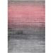 Pink 87 x 63 x 0.4 in Indoor Area Rug - Well Woven Barclay Yaren Abstract Blush Plush Pile Area Rug Polypropylene | 87 H x 63 W x 0.4 D in | Wayfair