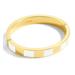 J. Crew Jewelry | J Crew Striped Enamel Hinge Bracelet | Color: Gold/White | Size: Os