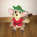 Disney Toys | Disney Vintage The Rescuers Jake Kangaroo Rat Plush | Color: Green/Red | Size: Os