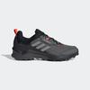 Wanderschuh ADIDAS TERREX "TERREX AX4 GORE-TEX", Gr. 48, grau (grau six, grau four, solar rot), Textil, Synthetik, sportlich, Schuhe, wasserdicht, Topseller