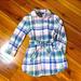 Polo By Ralph Lauren Dresses | Like New- Polo By Ralph Lauren Plaid Shirtdress | Color: Blue/Pink | Size: 3tg