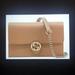 Gucci Bags | New Authentic Gucci Crossbody Tan Leather Bag. 7.5x4.5x1.4. Dust Bag Included. | Color: Tan | Size: Os