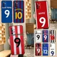 Coque Personnalisée avec Nom et Numéro de Football pour Samsung Galaxy A14 A34 A54 A52 A32 A42 A22