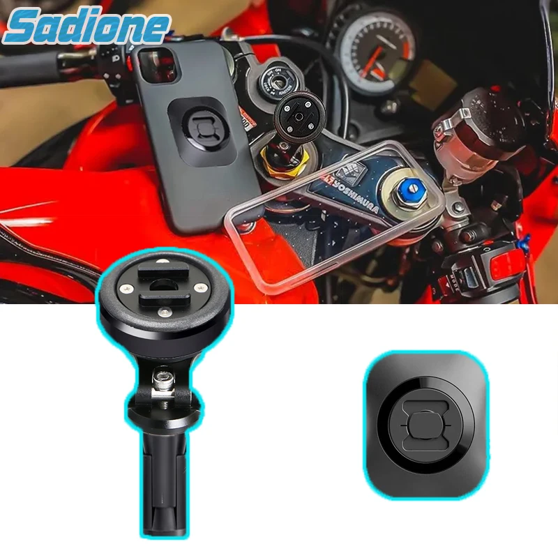 Pour Ninja400 R1 CBR650R support de Smartphone connecter moto Anti-vibration pour 12-29.9mm support Mobile adaptateur de téléphone portable autocollant