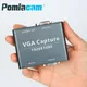 Capture audio et vidéo VGA vers USB 1080P avec carte d'acquisition prise en charge de la norme