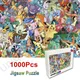 Puzzle Manuel de Dessin Animé Japonais Pokémon Pikachu Jeu de Bricolage pour la Petite Enfance