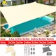 Pare-soleil imperméable avec perruque carré rectangulaire jardin plafond de piscine tente de