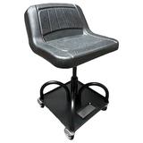 WHITESIDE HRAS3NM Mechanic Seat,23" H,Steel,4 Wheels