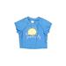 Cat & Jack Rash Guard: Blue Print Sporting & Activewear - Kids Girl's Size 6