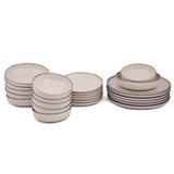 East Urban Home Tupelo 24 Piece Dinnerware Set, Service for 6 Porcelain/Ceramic in White | Wayfair 7D1FCD4571674778ADA70914222E0662