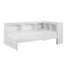 Red Barrel Studio® Twin Daybed Upholstered/Microfiber/Microsuede in White | 14 H x 41 W x 14 D in | Wayfair 98F0B8BF2BF14841A4AFC37009B7D1BD