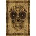 The Holiday Aisle® Wood Engraved Candy Skull - Wrapped Canvas Print Canvas | 12 H x 8 W x 1.25 D in | Wayfair FF31BBA2FD0741B6805AF220E7DE6762