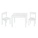 Roba: Table & 2 Chair Set: Little Stars - White Wood - Children s Seating Toddler & Kids Ages 2+