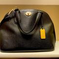 Coach Bags | Coach Vintage Leather Convertible Cross Body/Satchel/Clutch Bag | Color: Black | Size: Os