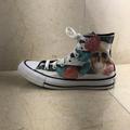 Converse Shoes | Converse Unisex Adults Ctas 165821c Multicolor Skull Rose Sneaker Shoes Us M4 W6 | Color: Black/White | Size: 6