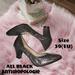 Anthropologie Shoes | Anthropologie All Black Snake Embossed Pumps | Color: Gray | Size: 39eu