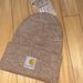 Carhartt Accessories | - New Stock Carhartt Baby Brown Heather Kids Hat Beanie *New* | Color: Brown/White | Size: Osb