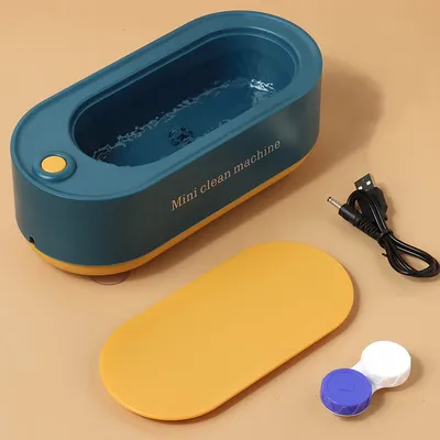 Nettoyeur à ultrasons Rechargeable par USB Mini Machine de nettoyage Portable pour le bureau la