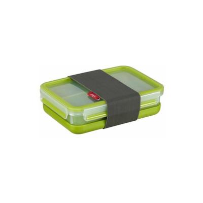 Clip&Go Lunchbox 518098 1,2l Transparent/Grün - Emsa