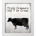 Lavoie Tina 20x22 White Modern Wood Framed Museum Art Print Titled - Fresh Creamery Milk And Ice Cream