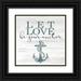 Allen Kimberly 15x15 Black Ornate Wood Framed with Double Matting Museum Art Print Titled - Let Love Hope 1