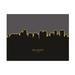 Michael Tompsett Orlando Florida Skyline Glow II Canvas Art