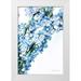 Urquhart Elizabeth 13x18 White Modern Wood Framed Museum Art Print Titled - Freshly Picked Delphinium IV