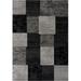 Rug Branch Contemporary Geometric Checkered Grey Black Indoor Area Rug - 4x6