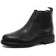 Mens 'Roamers' Fashion Leather Chelsea Boots - Black Leather, Mens UK 6 / EU 40