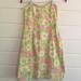 Lilly Pulitzer Dresses | Cute Lilly Pulitzer Gator Print Strapless Dress | Color: Green/Pink | Size: 2