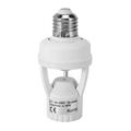 AC 110-220V 360 Degrees Pir Induction Motion Sensor IR Human E27 Plug Socket Switch Base Led Bulb Lamp Holder