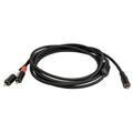 RCA Y Adapter Cable Subwoofer Y Cable 1X RCA to 2X RAC Audio Cable 1 Rca to 2 Rca Power Amplifier Audio Cable 1 Meter