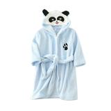 Baby Sleepwear Night-Robe Boys Hooded Girls Cartoon Kids Toddler Flannel Warm Pajamas Bathrobes Girls Coat jacket Toddler Boys Clothes 3 T Toddler Pajamas Boys Boys 18 Month Clothes T3 Boys