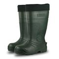 Kolmax Men’s Wellington Boots, Mid-Calf Outdoor Boots for Men, Waterproof and Warm Wellies, Resistant Boots, EVA Foam, High Instep, Removable Inner Boots (9.5 UK, Green, numeric_9_point_5)