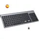 Clavier sans fil compact à faible bruit clavier Patch Lado pour ordinateur portable PC Windows