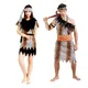 Jungle Caveman-Costume de Carnaval Stone Age pour Femme et Homme Costume de Scène ixFéminine Jeu