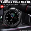 Kit de modification en acier inoxydable pour Samsung Watch 4 Classic boîtier de protection en