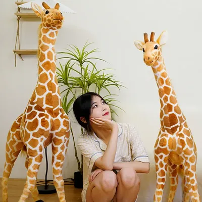 Girafe en peluche de haute qualité pour enfants jouets doux au beurre cadeaux d'anniversaire pour