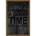 It s Always a Good Time for Pilates Funny Workout Girl Fitness Tin Sign Chalk Board Wall Art Decor Funny Gift 12 x 18 Inch