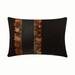 Decorative Brown 12 x18 (30x45 cm) Lumbar Pillow Covers Suede Feather & Patchwork Oblong Pillows For Couch Birds Pattern Modern Style Halloween Decorations - Feather Apart