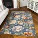Simply Southern Cottage Franklin Floral 8 X 10 Blue Area Rug