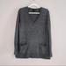 J. Crew Sweaters | J Crew Gray Merino Wool V Neck Front Pocket Tunic Sweater In Supersoft Yarn | Color: Gray | Size: S