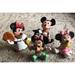 Disney Holiday | Lot 4 Walt Disney Applause & Hong Kong Plastic Mickey Minnie Mouse Babies 1985 | Color: Black/Red | Size: Os