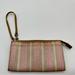 Coach Bags | Authentic Coach Legacy Ticking Weekend Poppy Pink/Beige I.D. Credit Card Zippy | Color: Pink/Tan | Size: Os